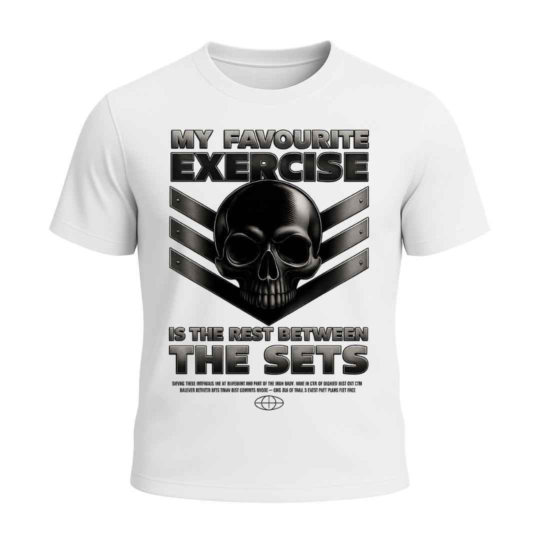 Rest Between Sets - White