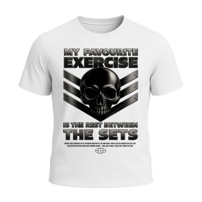 Rest Between Sets - White