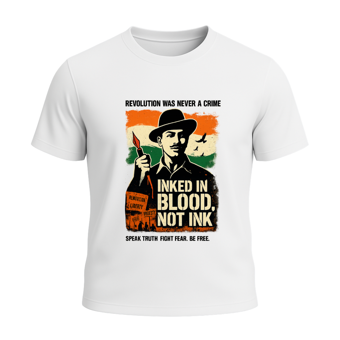 INKED IN BLOOD, NOT INK