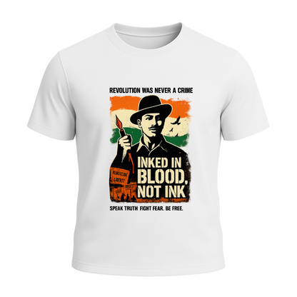 INKED IN BLOOD, NOT INK