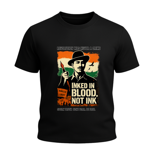 INKED IN BLOOD, NOT INK